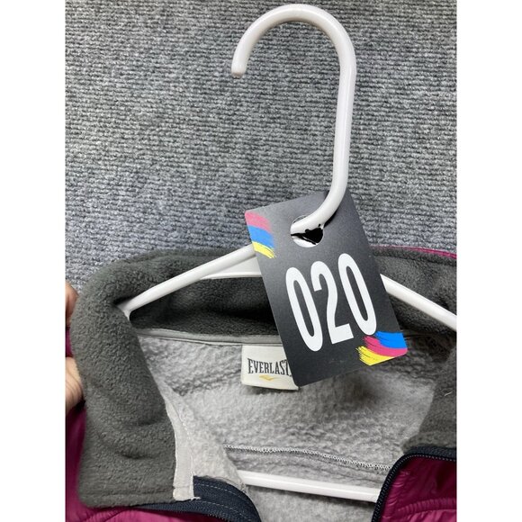 Everlast Fleece Jacket Women’s Size Medium Gray Long Sleeve Full Zip - Picture 11 of 11